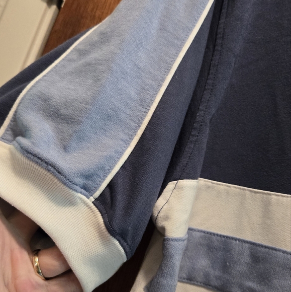 Knightsbridge men's blue & white polo shirt szL - Picture 8 of 10